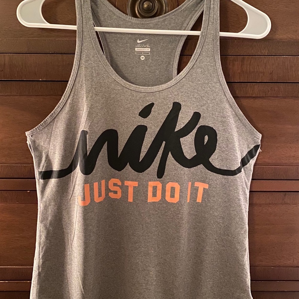 Nike Grey Fitness Tank Top